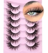 Fox Eye Lashes Wispy Faux Mink Lashes Volume Fairy Cat Eye Lashes That Look Like Extensions Spiky...