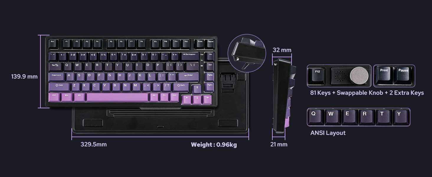 HE75 Magnetic Gaming Keyboard