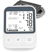Oklar Blood Pressure Monitor Upper Arm BP Machine for Home Use 2x120 Memory Voice Broadcast Large...