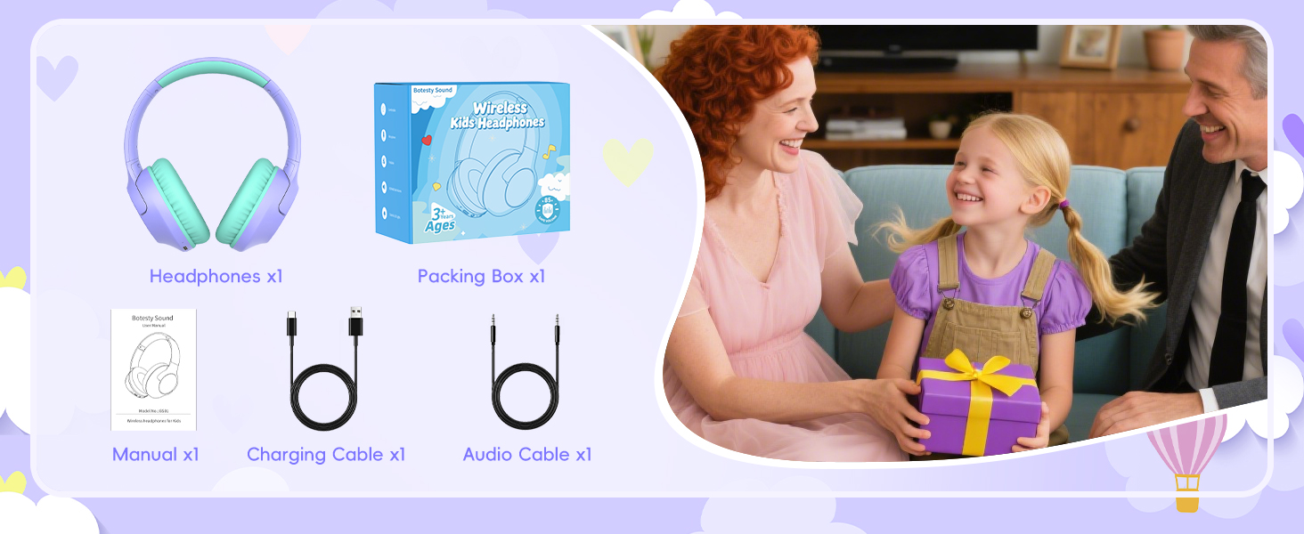 Bluetooth kids headphones 