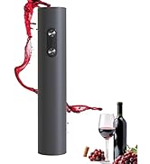 Aisining Electric Wine Opener, Automatic and Battery Powered, Black, Standard