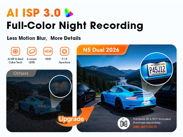 dash cam no screen