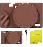 SZHSYJY Case for Canon Powershot G7 X Mark III Digital Camera,Soft Silicone Case for Canon Powers...