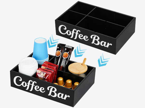 countertop organizer for coffee accessoires
