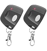 CreaCity 2 for 300 MHz Multicode Linear Garage Door Gate Opener Remote Control with 10 DIP Switch...