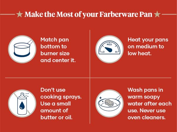 Farberware making the most of your pan.