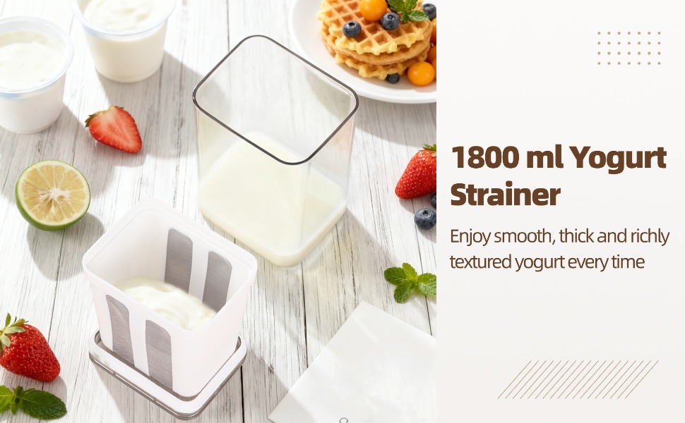 1800 ml Yogurt Strainer