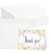 60 Sets Watercolor Cards with Envelopes, 140 lb/300 GSM Watercolor Paper Cards, 4x6 Inch Foldable...