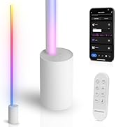 Smart Floor Lamp with Remote, Morden Corner Floor Lamp, 16 Million DIY RGB Color+IC &amp; 2700-6500K,...