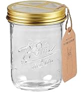 SheeChung Mason Jar Toothbrush Holders, Glass Toothbrush Holders for Bathroom, Bathroom Essential...