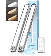 PZSUNLY 14.2inch Under Cabinet Lighting Wireless,Rechargeable Motion Sensor Light Indoor,3 Colors...