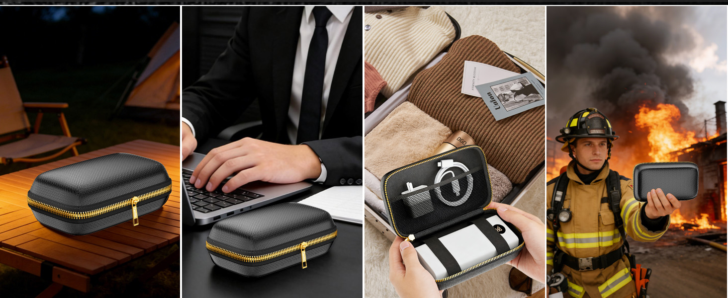 Tamfile Fireproof Organizer Case for Power Bank