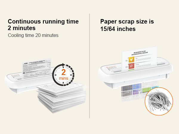 Bonsaii Paper Shredder for Home Use