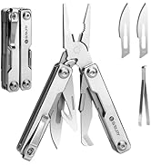 BIBURY Mini Multitool Pliers BI2051A, Mini Pocket Pliers with Window Breaker, Seat Belt Cutter, B...