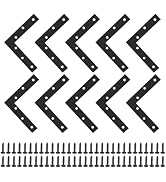 SAYAYO L Brace, 120x120mm / 5" x 5" Metal L Mending Plate L Flat Plate Bracket Stainless Steel Ri...