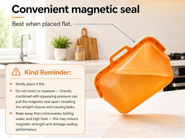 gallon silicone bags