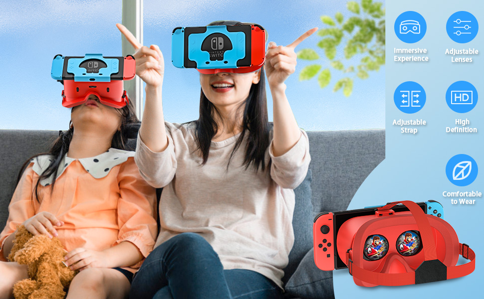 Upgraded Switch vr headset