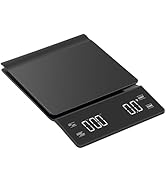 NKOVE Digital Coffee Scale with Timer for Pour Over Maker Brew