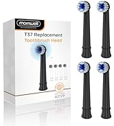 Mornwell Rotary Electric Toothbrush Replacement Toothbrush Head 4 PCS