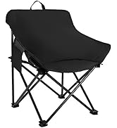 Folding Camping Chair, Portable Outdoor Backpacking Chair for Fishing, Hiking, Picnic, Camping, B...