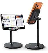 Lamicall Cell Phone Stand for Desk - [Height Angle] Adjustable Sturdy Desktop Phone Holder, Offic...
