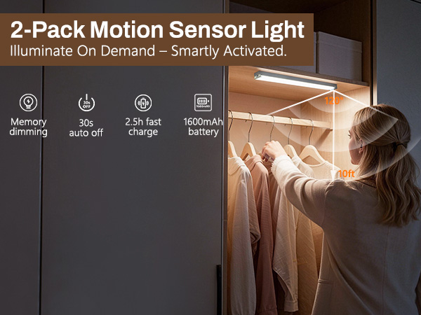 motion activated under cabinet lights