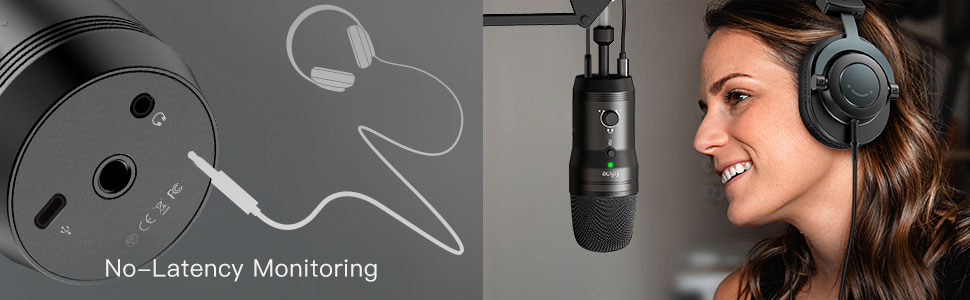 microphone with headphone jack