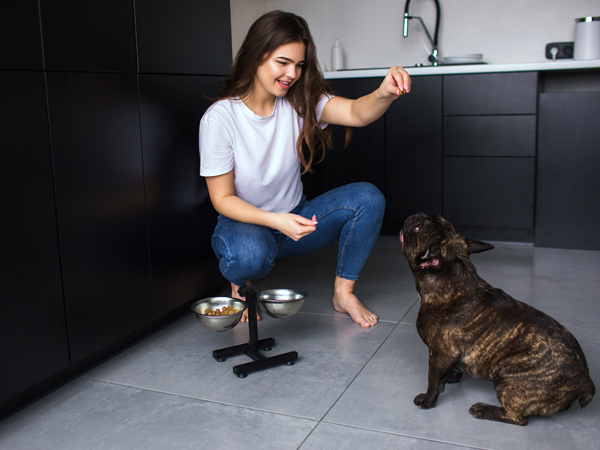 Measure out the perfect amount of food for your furry friends. 