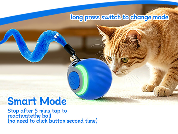 interactive automatic cat toy ball