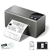 Phomemo Thermal Label Printer with Ethernet &amp; Bluetooth Connectivity, 150mm/s Speed Wiress Therma...