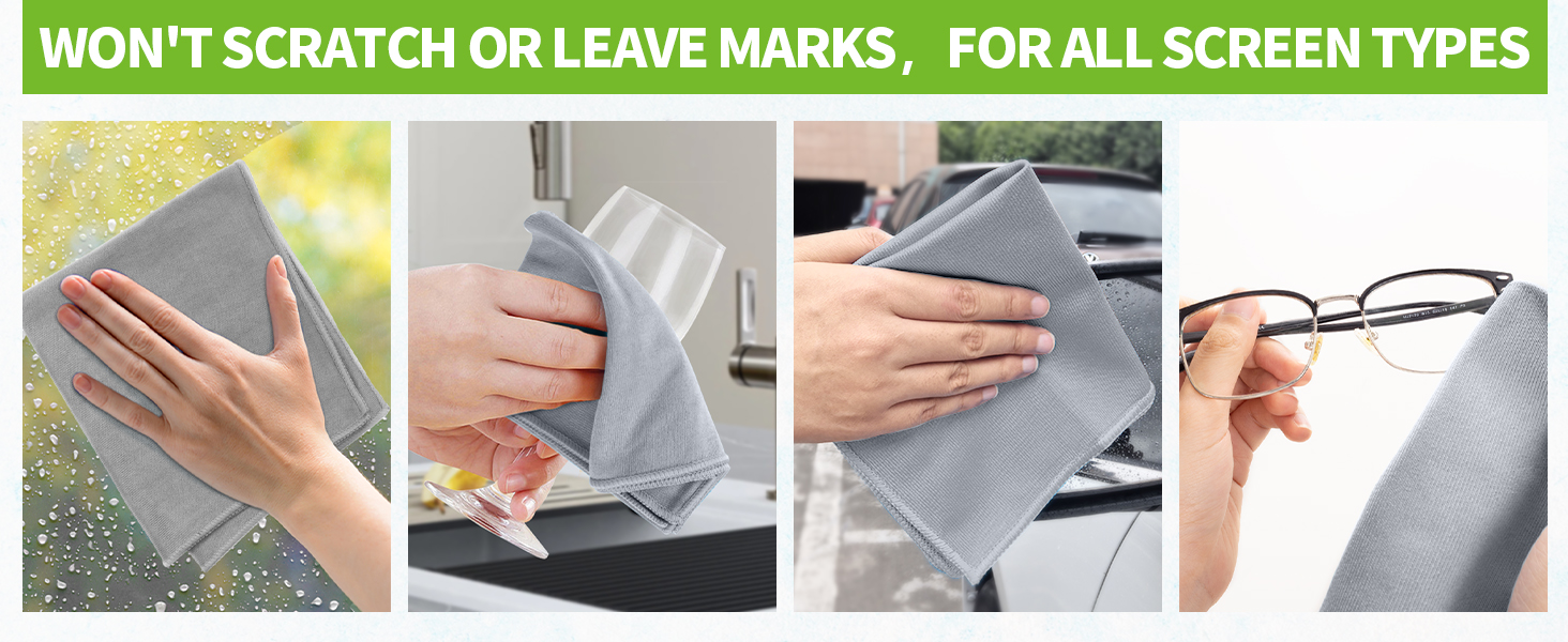 Glass Polishing Cloth Streak Free