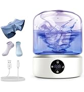Portable Mini Washing Machine | Compact Deep Cleans Underwear, Baby Clothes, Small Laundry | Type...