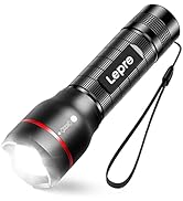 Lepro LED Flashlights LE2000 High Lumens, 5 Lighting Modes, Zoomable, Waterproof, Pocket Size Fla...