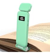 Rechargeable Clip-On Book Light with Battery Indicator - 9 Modes (3 Color × 3 Brightness), USB-C ...