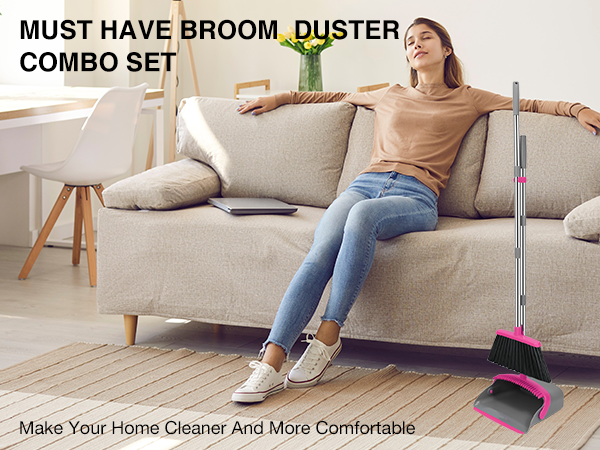 Broom and Dustpan Set