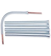 Wostore Spring Tubing Benders Kit for Pipe O.D. 1/4, 5/16, 3/8, 1/2, and 5/8 Inch 5 in 1 Tube Ben...