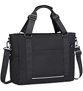 mygreen Laptop Tote Bag, Middle Size Computer Messenger Teacher Bag with 15.6 inch Padded Laptop ...