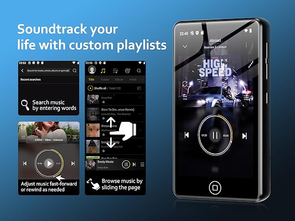 Soundtrack yourlife with custom playlists
