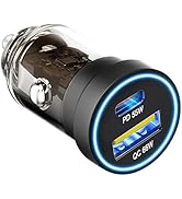 IDOLCO for iPhone 16 Car Charger, 121W USB C Car Charger Adapter [PD55W &amp; QC66W] [Mini] Cigarette...