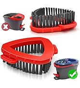 DALIPER 2 Pack Spin Mop Brush for O-Cedar RinseClean 2 Tank System, Mop Attachments Scrub Replace...