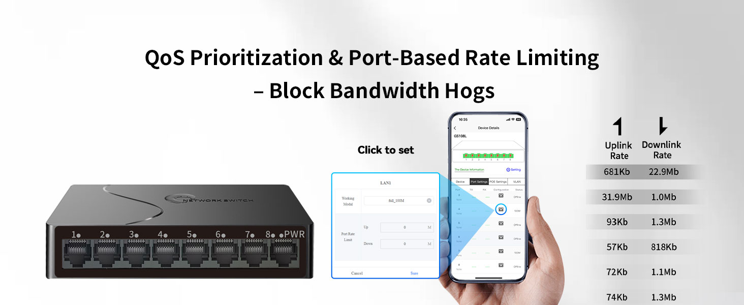 8-Port Gigabit Ethernet switch