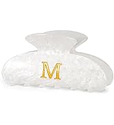 Fycert Hair Clips for Women | Monogram Hair Claw Hair Accessory | Personalized Gifts for Women Te...