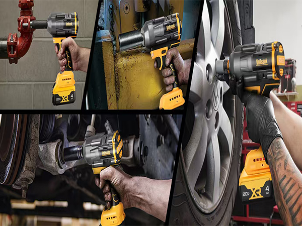 Cordless Impact Wrench 1/2 Inch - Compatible with Dewalt 20V Batteries High Torque Impact Driver