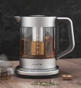 Hot Tea Maker Electric Glass Kettle with tea infuser and temperature control. Automatic Shut off....