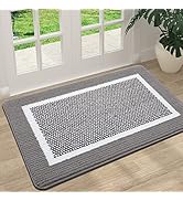 Colorxy Indoor Door Mat, Non-Slip Absorbent Resist Dirt Entrance Rug, Durable Low-Profile Inside ...