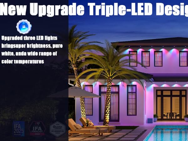 New Upgrade Trinle-LED Design