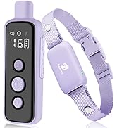 Bousnic Shock Collar for Dogs - Waterproof Rechargeable Dog Electric Training Collar with Remote ...