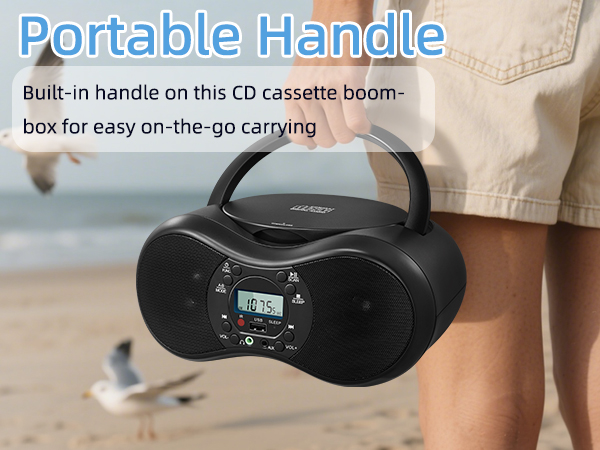 Portable CD Player Boombox
