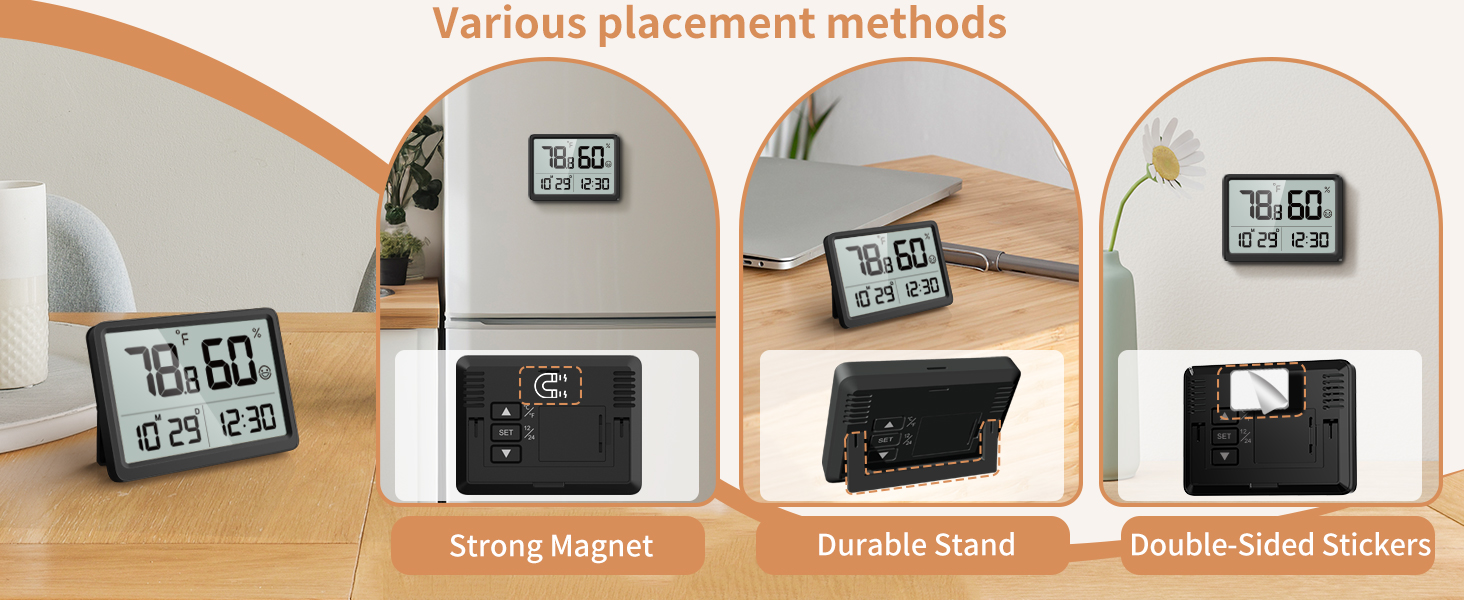 Various placement methods