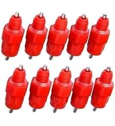10Pcs Red Automatic Poultry Easy Installation Watering Nipples Chicken Drinkers,Water Nipple Drin...